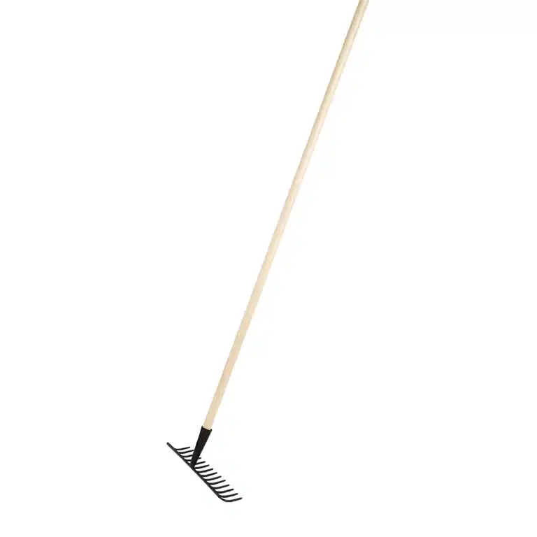 Metal rake 16 prongs