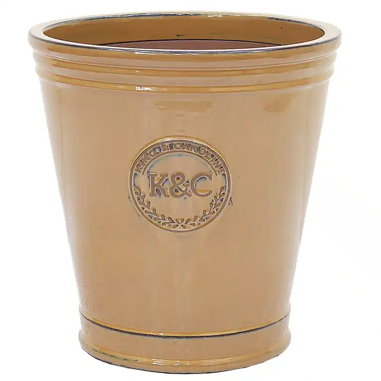 K&C ceramic pot D44 mustard