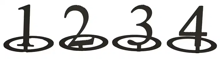 Number pin Advent 