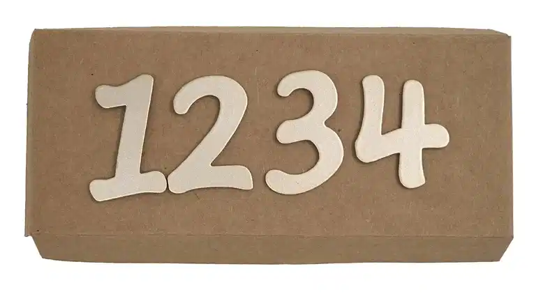 Numbers pin Advent 