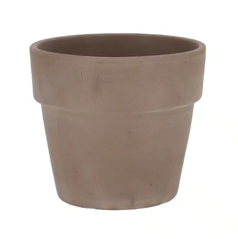 Aromi pot D14 terracotta grey