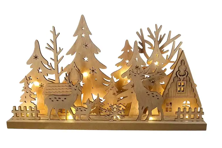 Christmas Decoration Forest Wood
