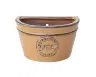 K&C ceramic wall pot D26 mustard