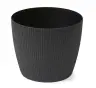 Lisse eco pot D16 black
