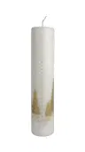 Calender candle Gold tree