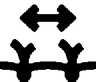 Radavstand  100 cm