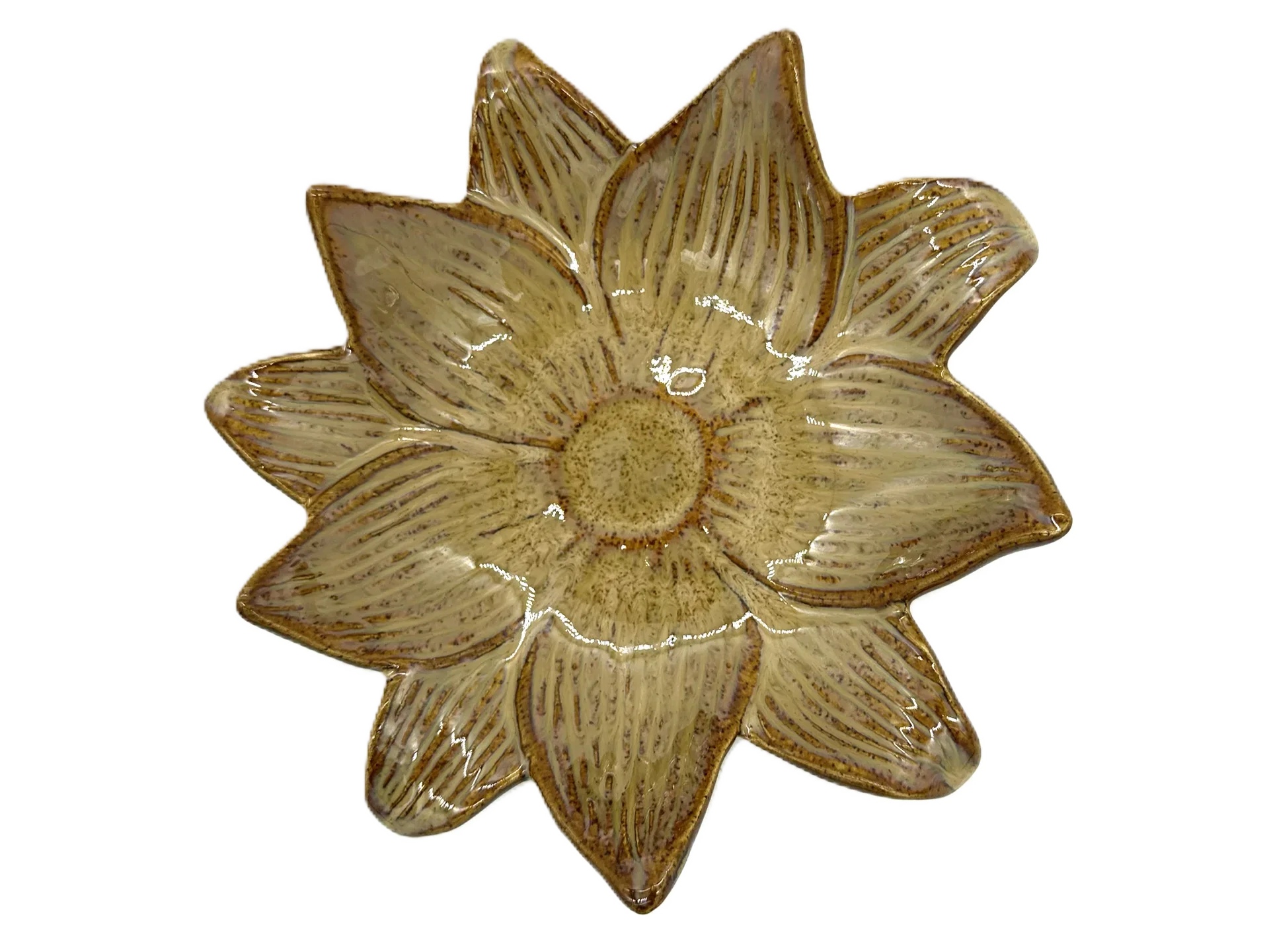 Floral Plate Ceramic D16x4,5cm