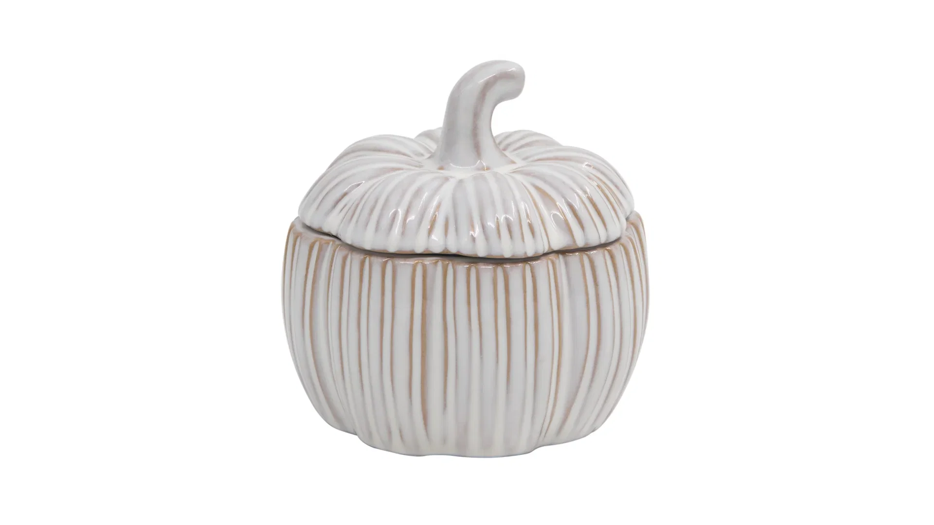 Jar Ceramic Pumpkin 