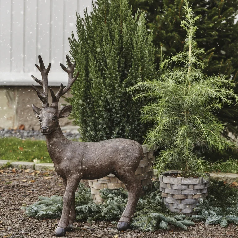 Pynt inngangspartiet til jul 